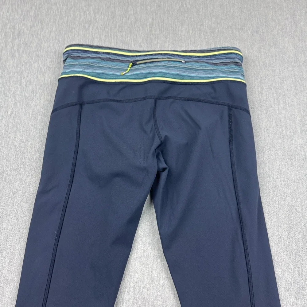 Lululemon Leggings Women 8 Blue Pace Queen 26